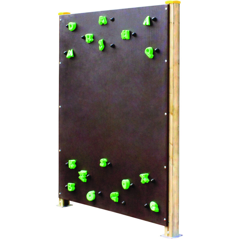 Mur d'escalade extérieur direct urbain